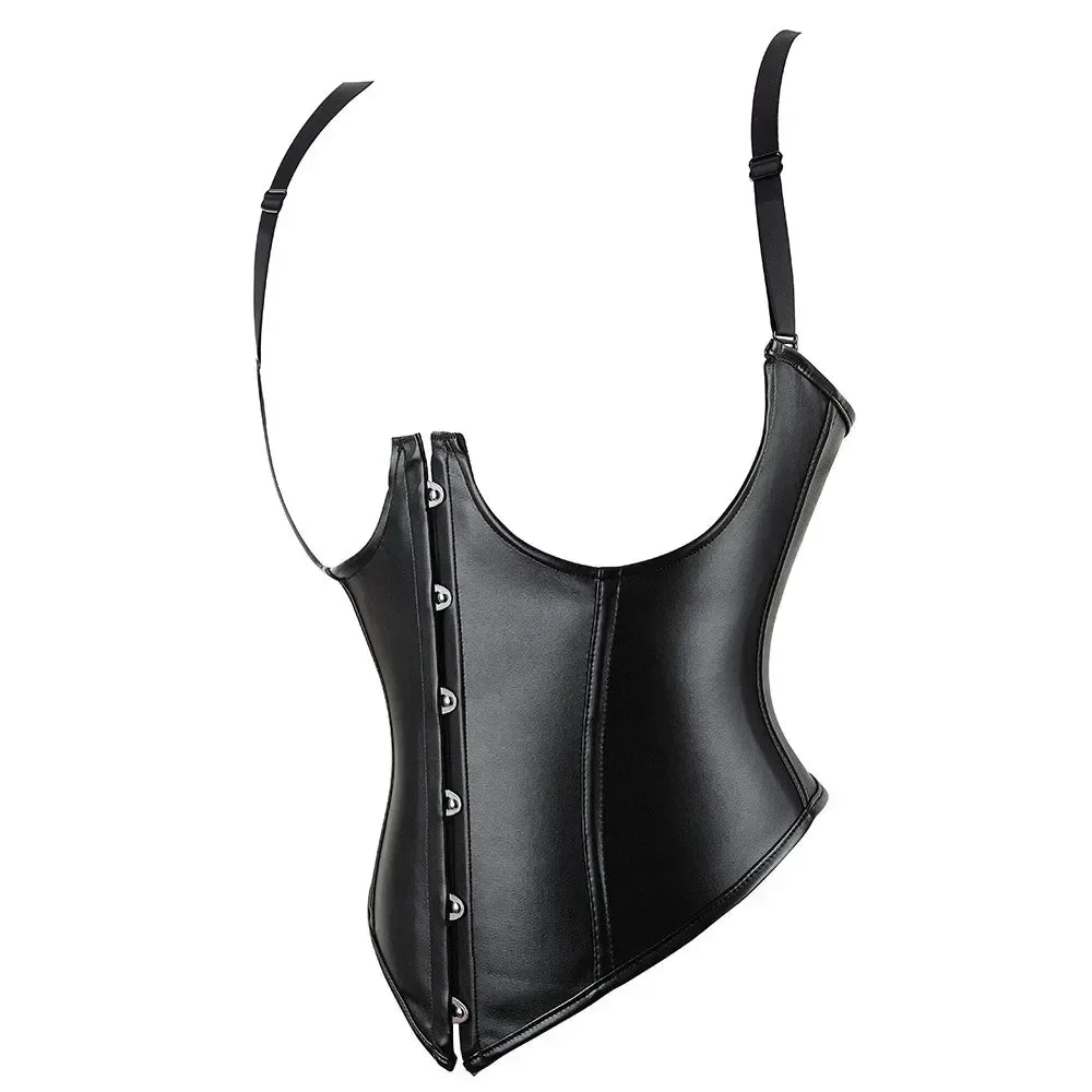 Corset simili cuir