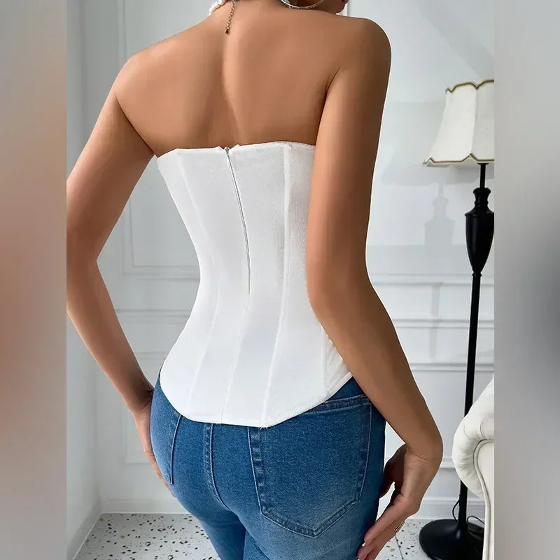 Corset blanc