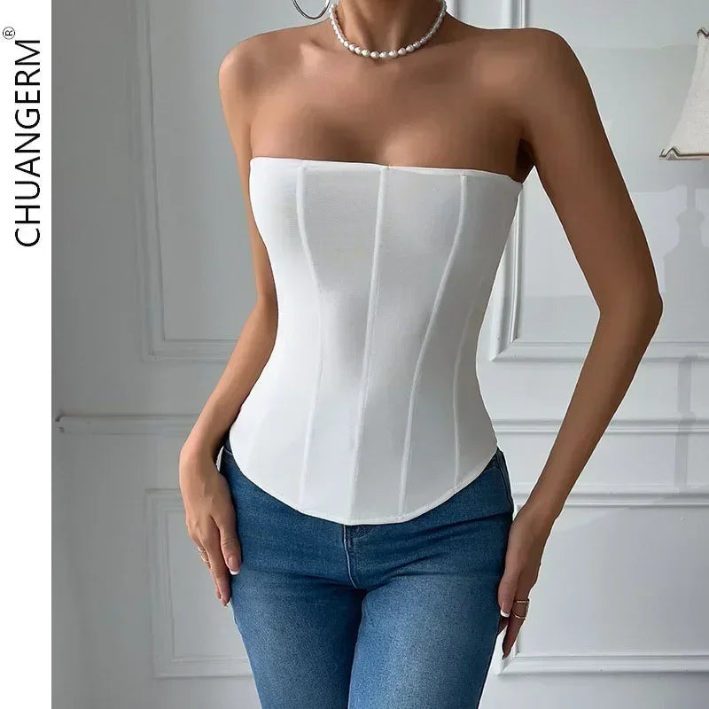 Corset blanc