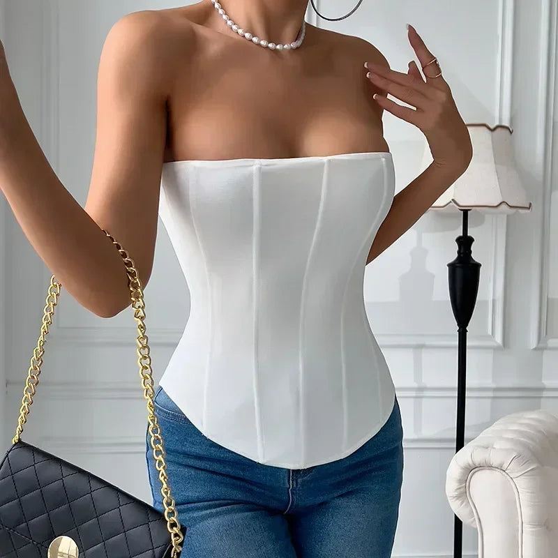 Corset blanc