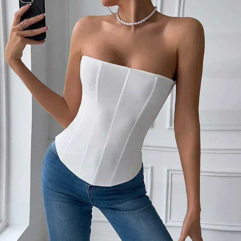 Corset blanc