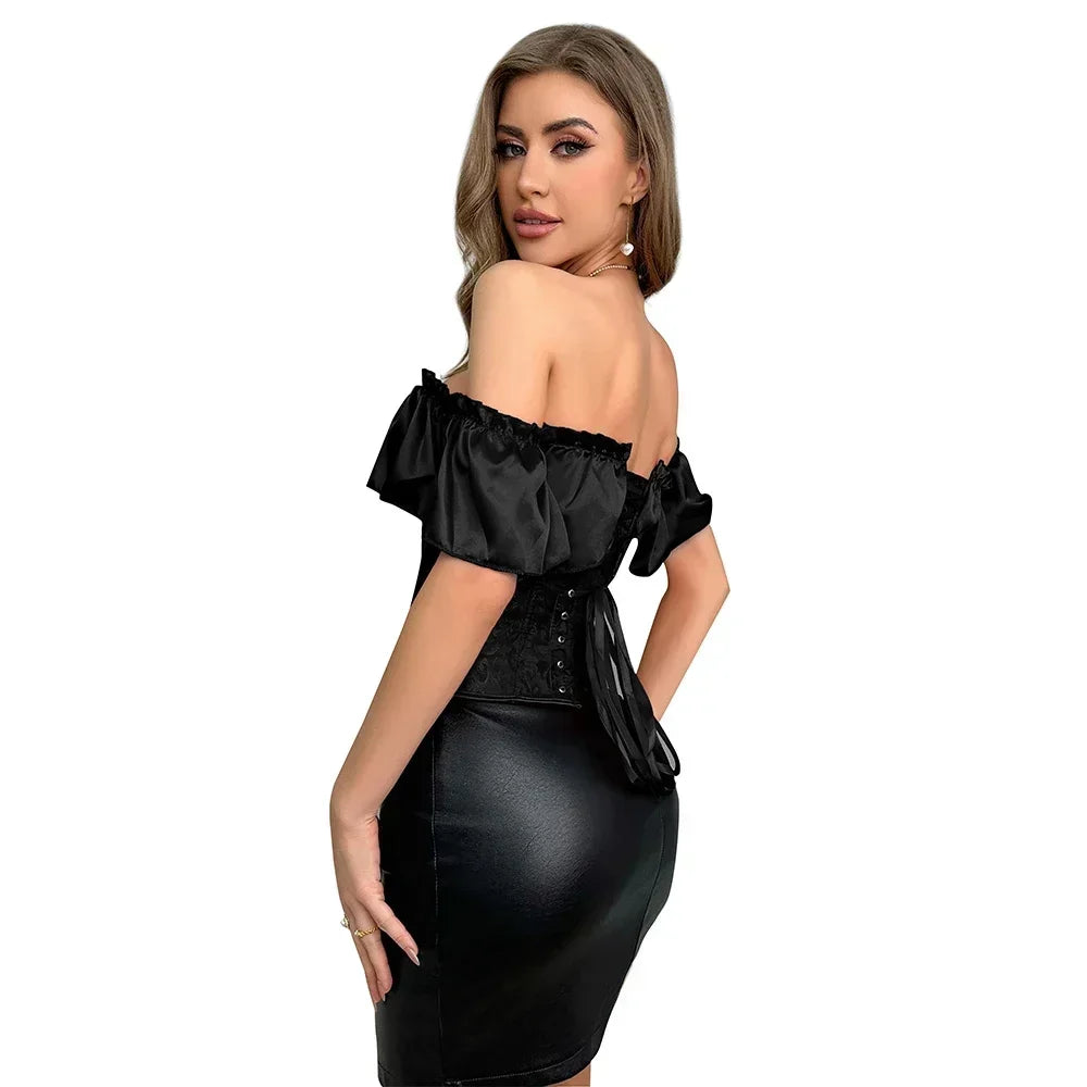 Corset satiné