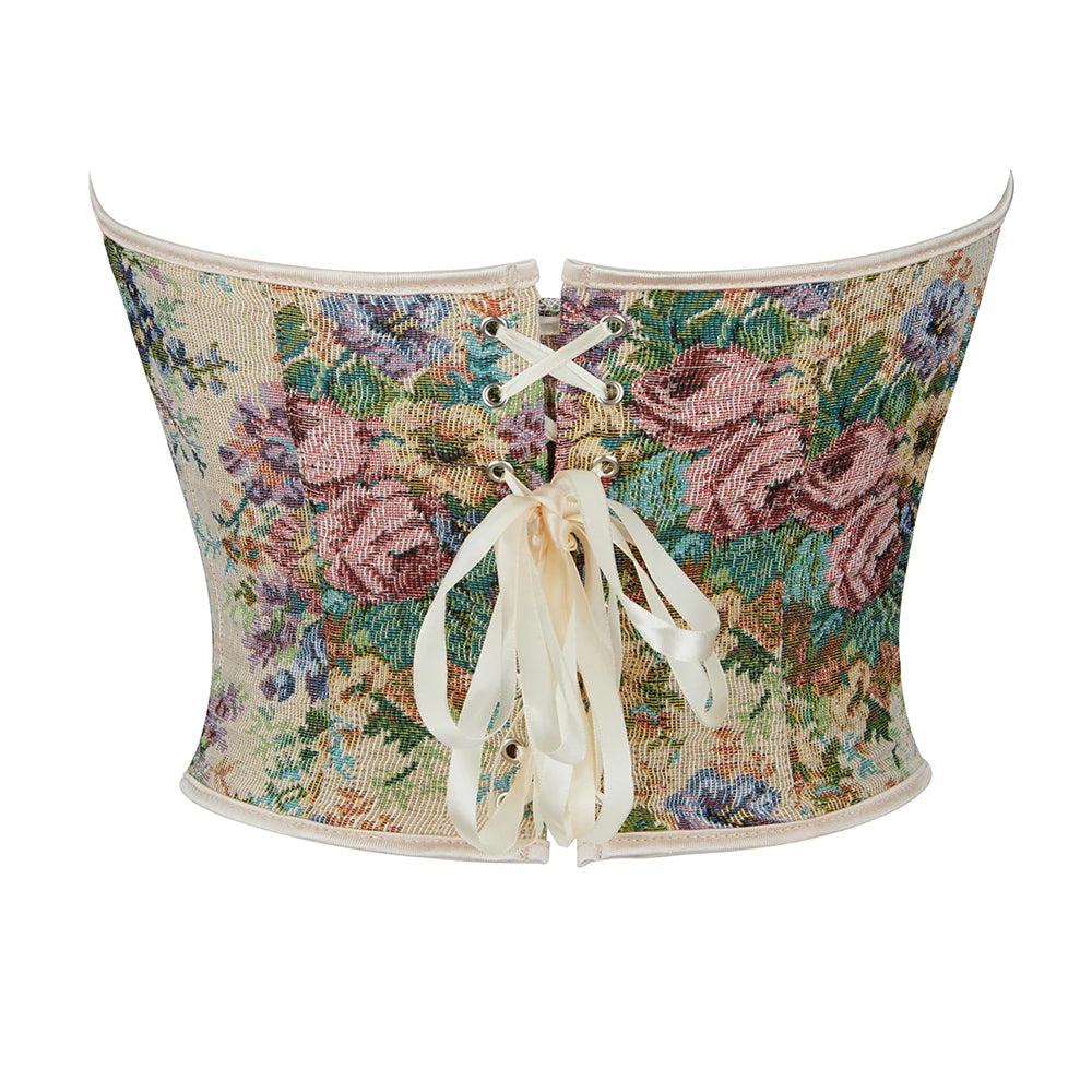 Corset Indien beige dos
