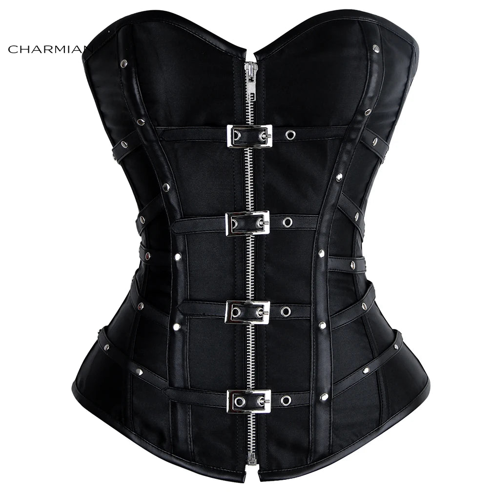 Corset Steampunk noir