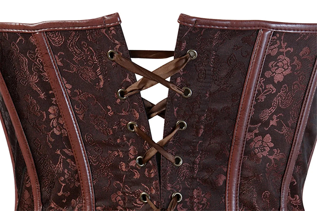 Corset Western détails lacets