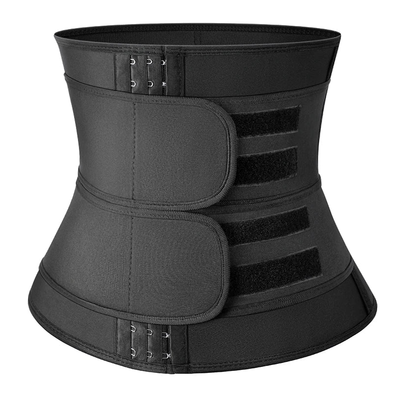 Corset adhésif noir avec agrafes
