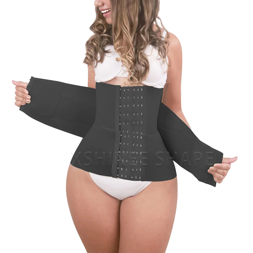 Corset agrafe noir
