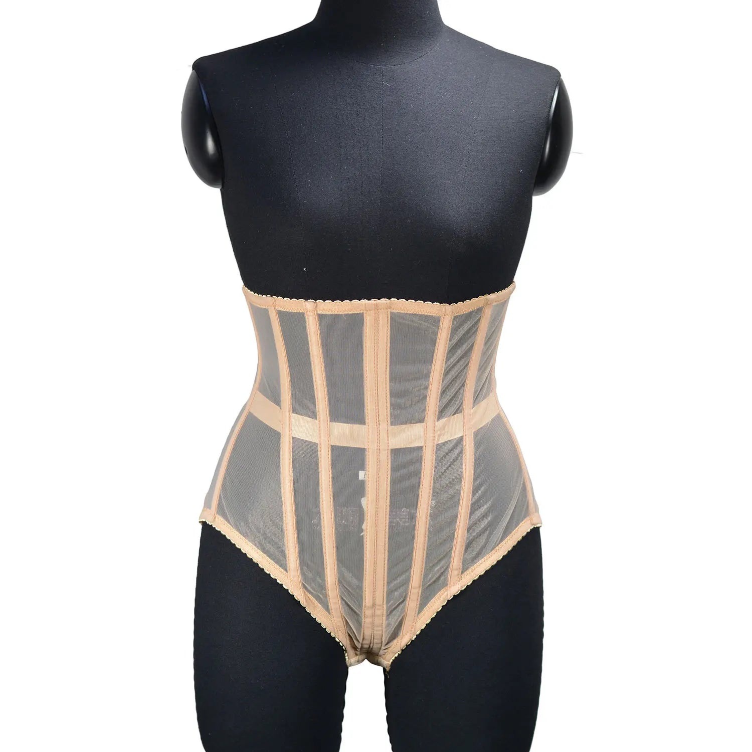 Corset ajustable beige