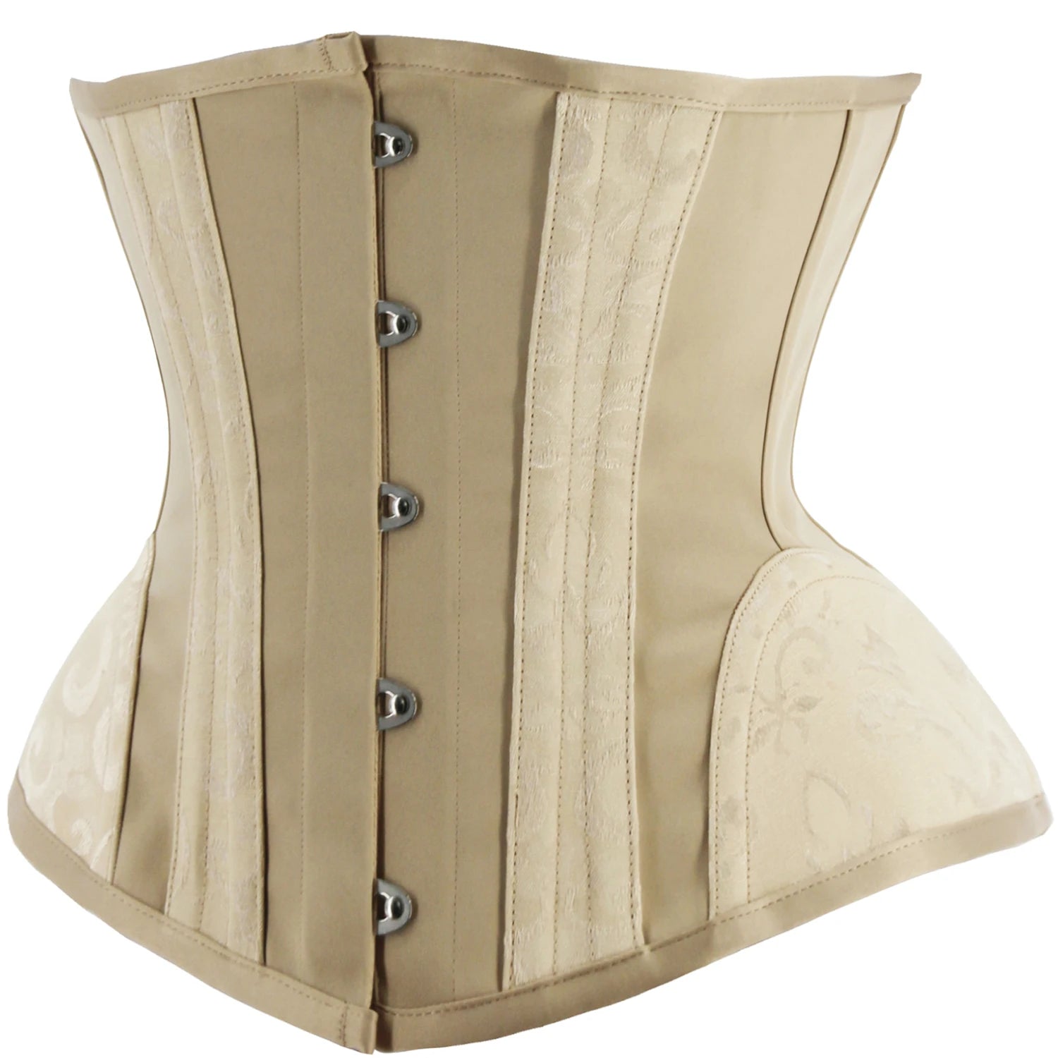 Corset années 30 beige profil