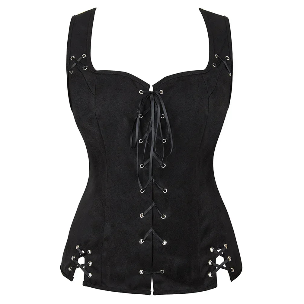 Corset antique noir