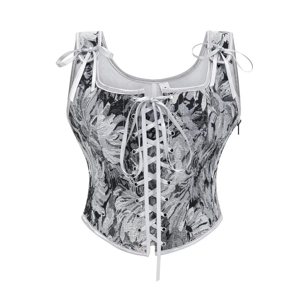Corset authentique gris