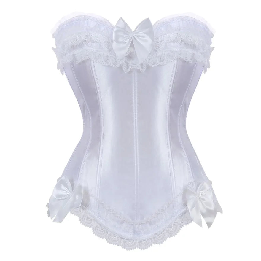 Corset blanc mariage