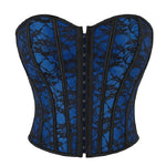 Corset bleu roi - Vignette | Les corsets d&#39;Emily