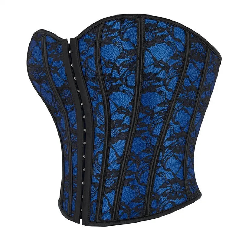 Corset bleu roi profil