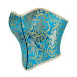 Corset bleu turquoise - Vignette | Les corsets d&#39;Emily