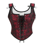 Corset bordeaux - Vignette | Les corsets d&#39;Emily