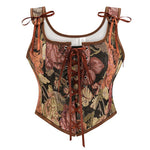 Corset bordeaux - Vignette | Les corsets d&#39;Emily