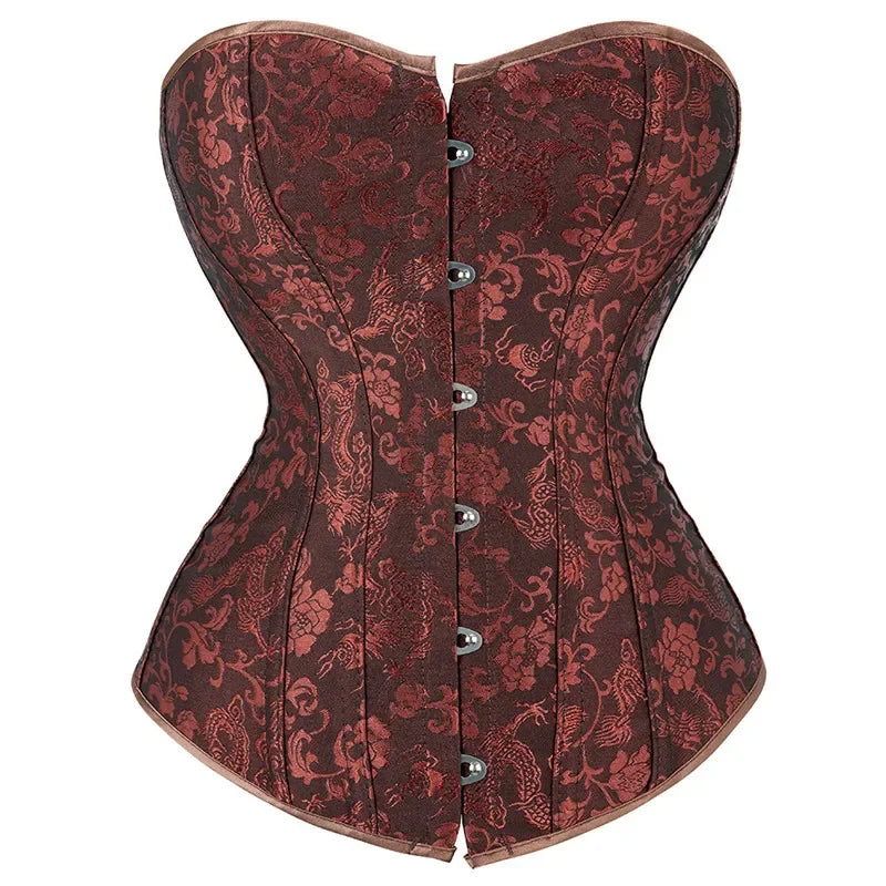 Corset brun élégant