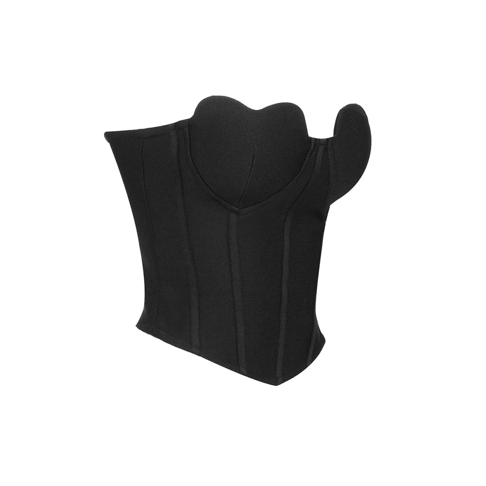 Corset cœur profil