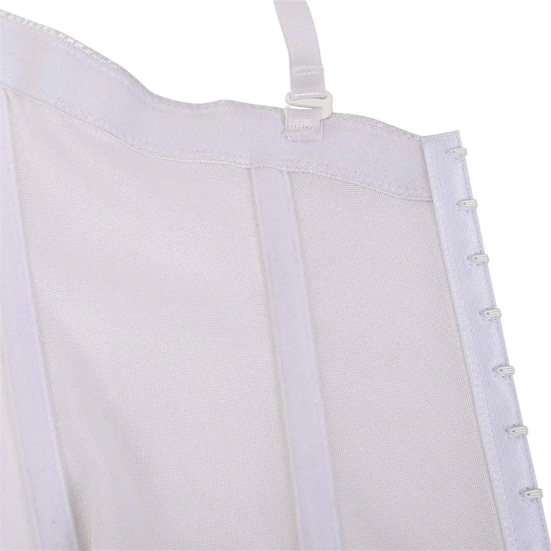Corset classique blanc détails