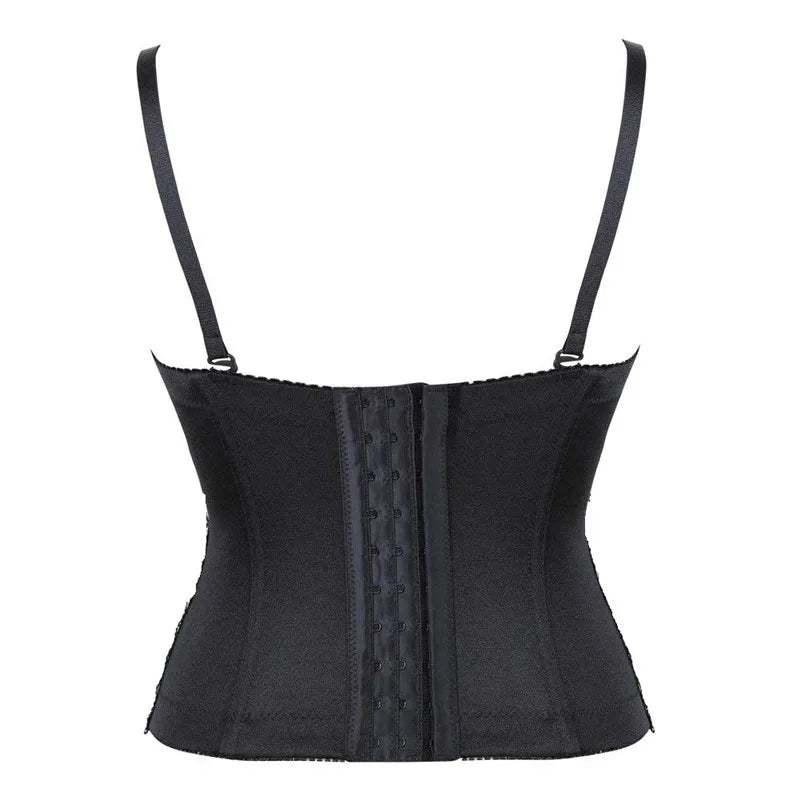 Corset classique noir dos