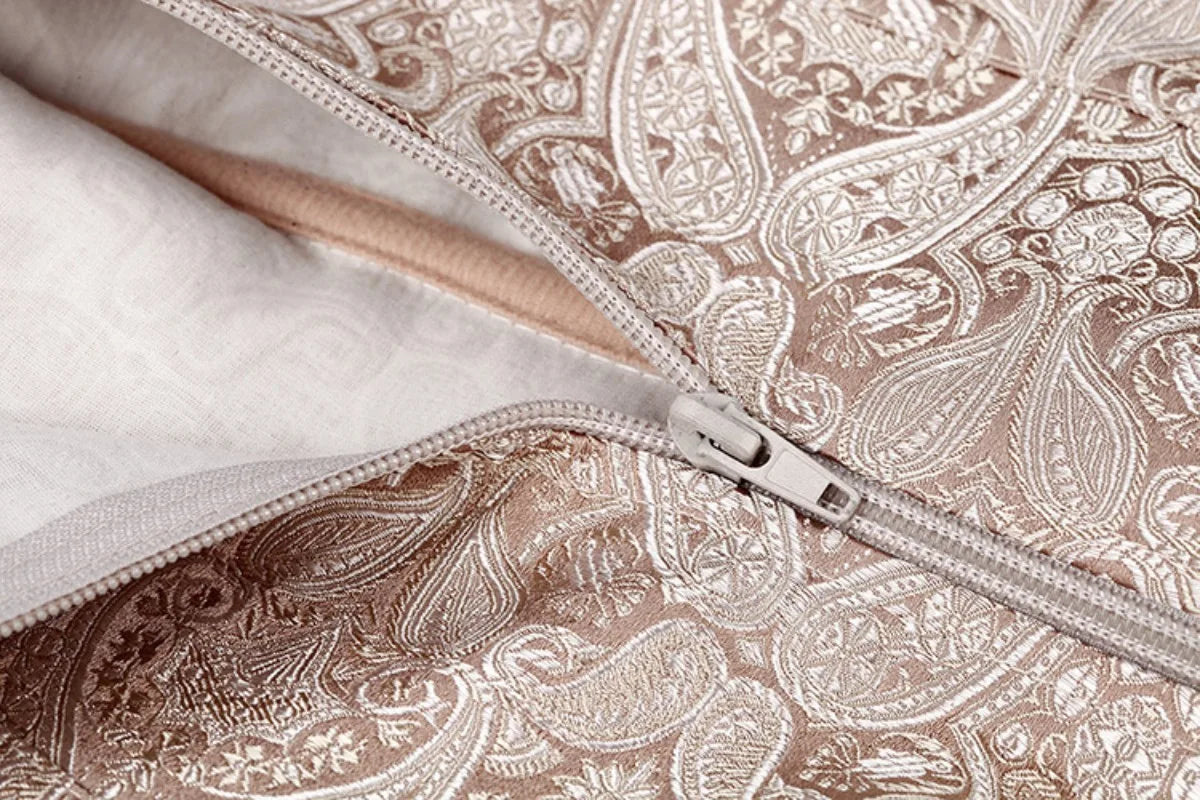 Corset doré fermeture éclair