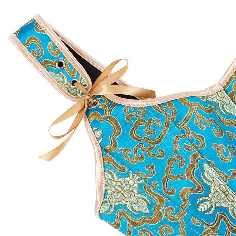 Corset esmeralda détail bretelle