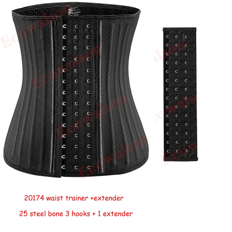 Corset gainant noir avec extensions