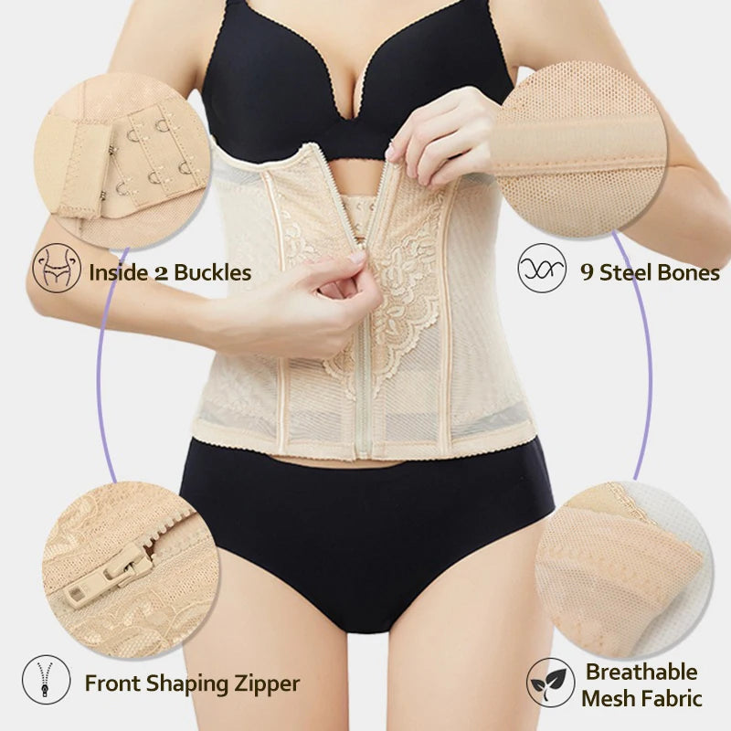 Corset gaine détails