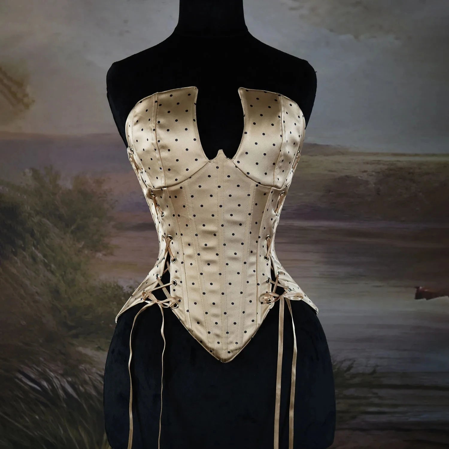 Corset glamour beige