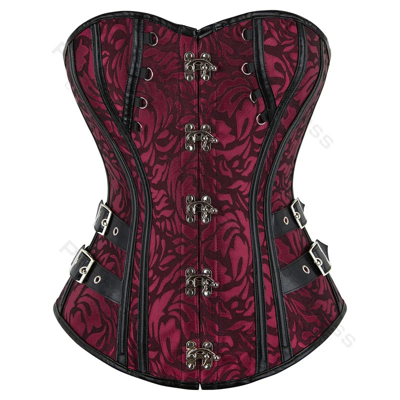 Corset gothique rouge
