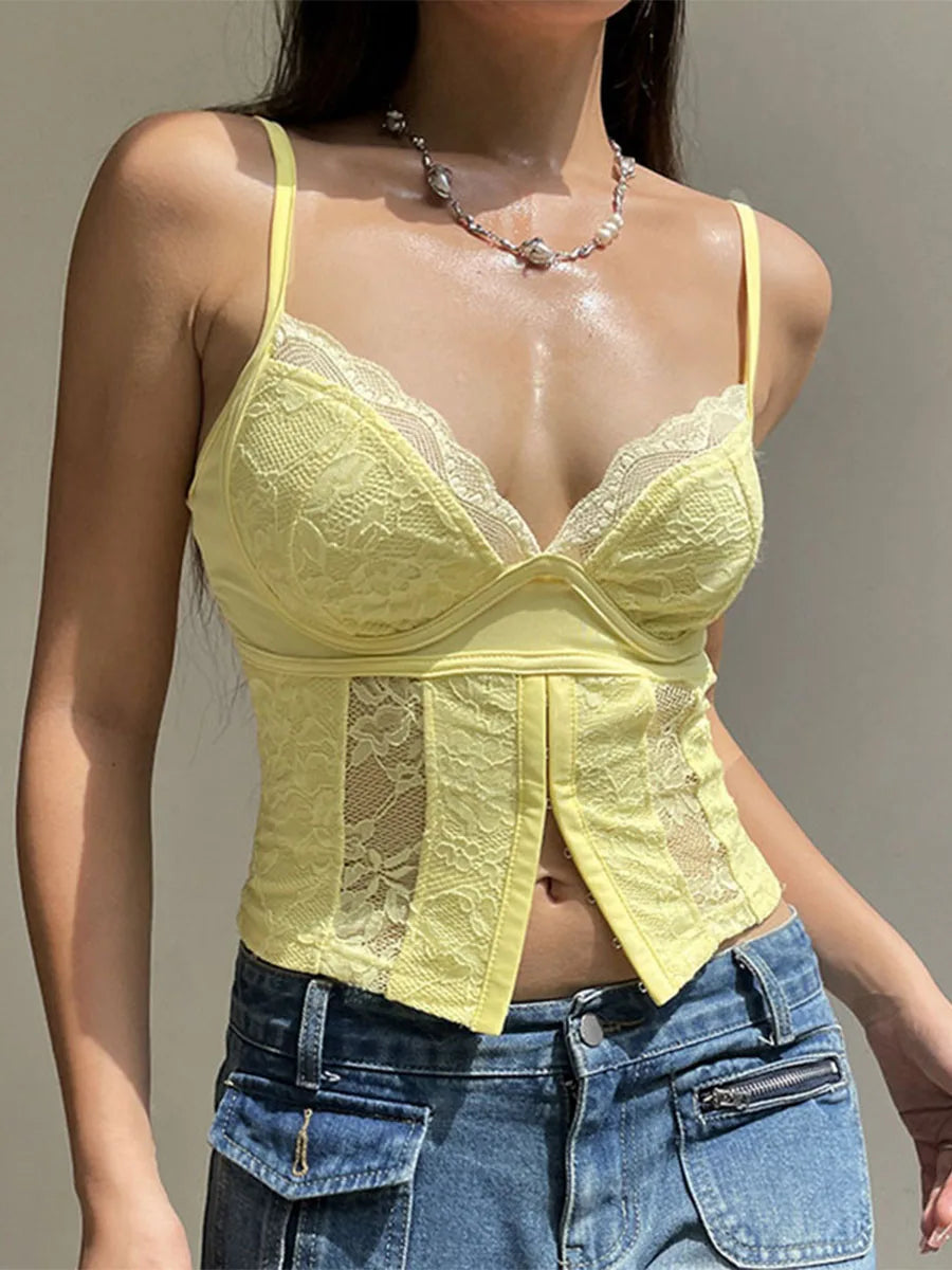 Corset jaune
