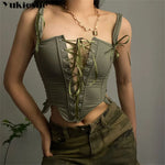 Corset kaki - Vignette | Les corsets d&#39;Emily