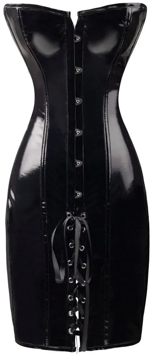 Corset long noir