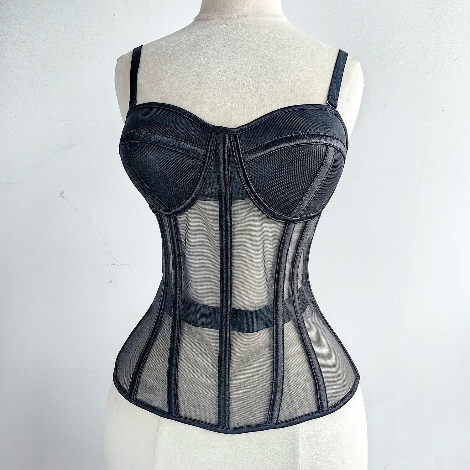 Corset luxe noir