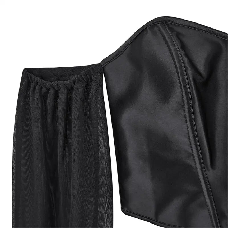 Corset manches longues détails