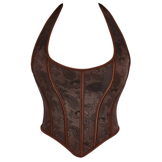Corset marron