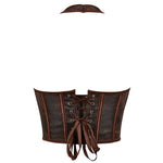 Corset marron - Vignette | Les corsets d&#39;Emily