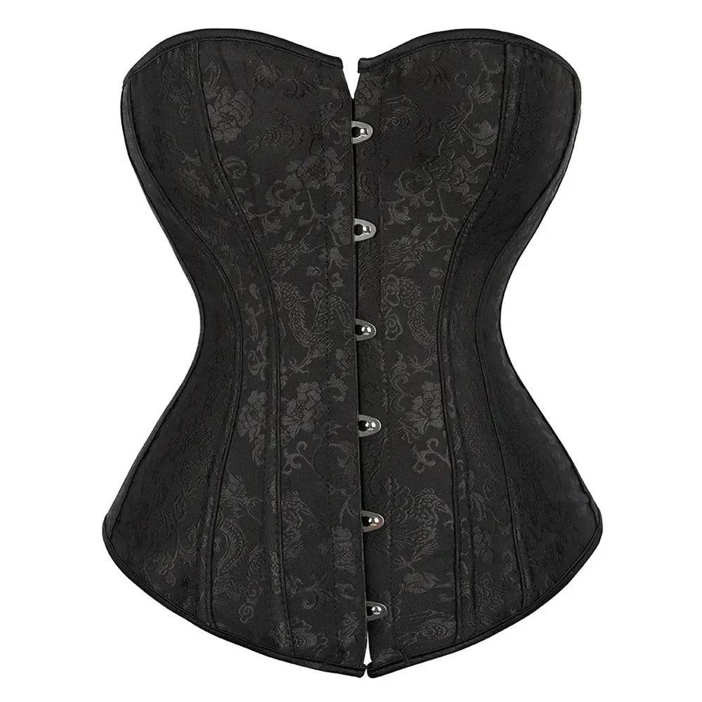 Corset noir élégant