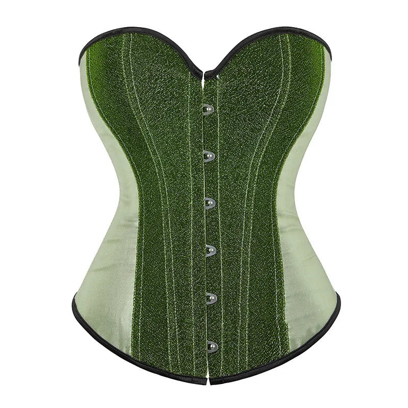 Corset pigeonnant vert