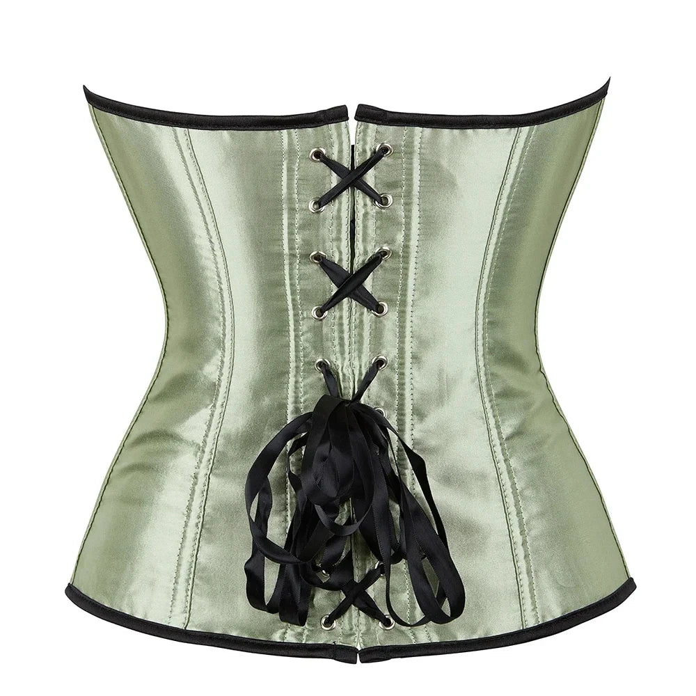 Corset pigeonnant vert dos