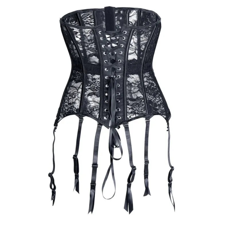 Corset porte-jarretelles dos
