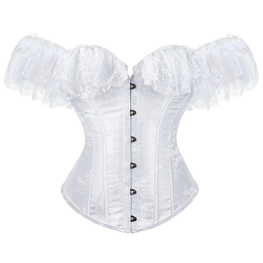 Corset princesse sophistiqué blanc