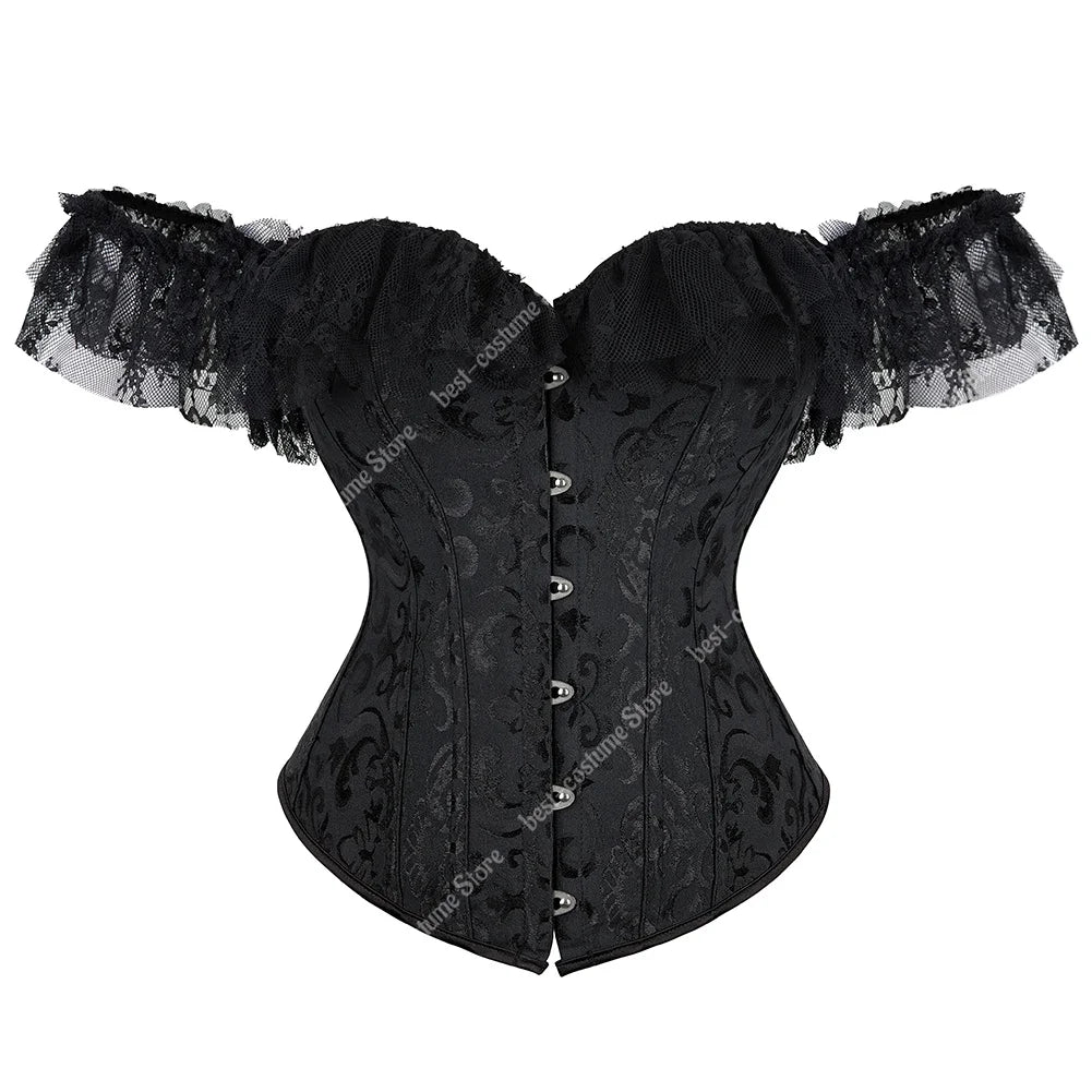 Corset princesse sophistiqué noir