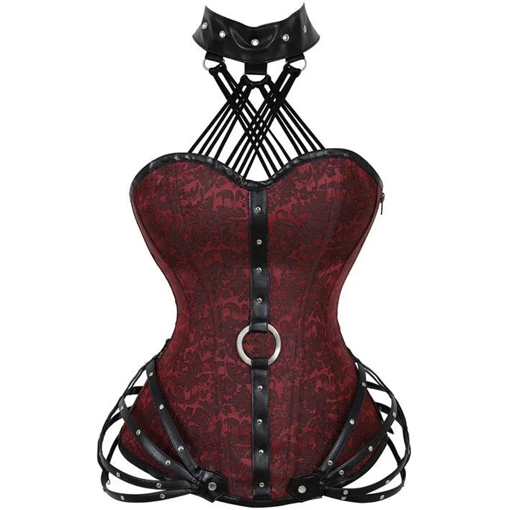 Corset rave rouge 