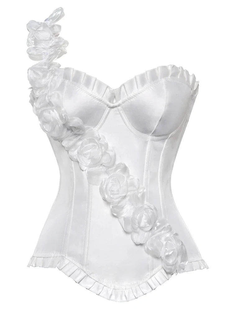 Corset romantique blanc