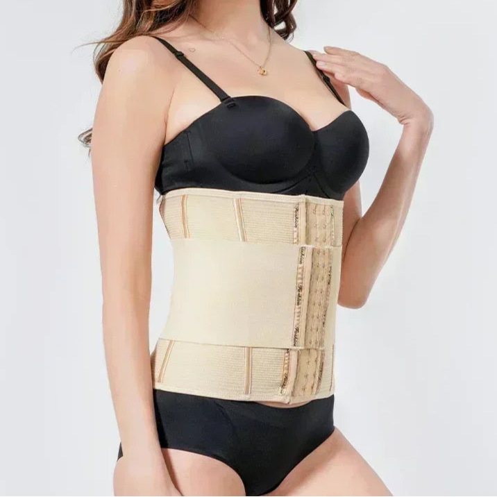 Corset serre taille beige 