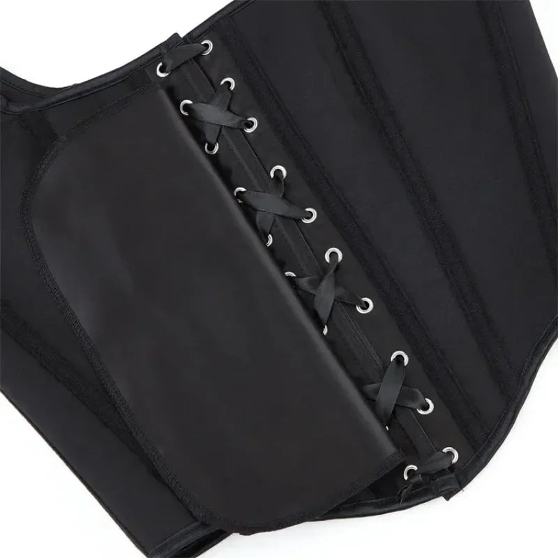 Corset traditionnel noir intérieur