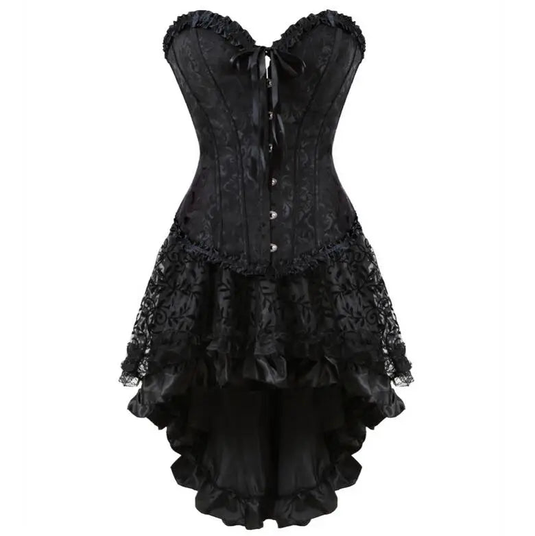 Corset vampire noir