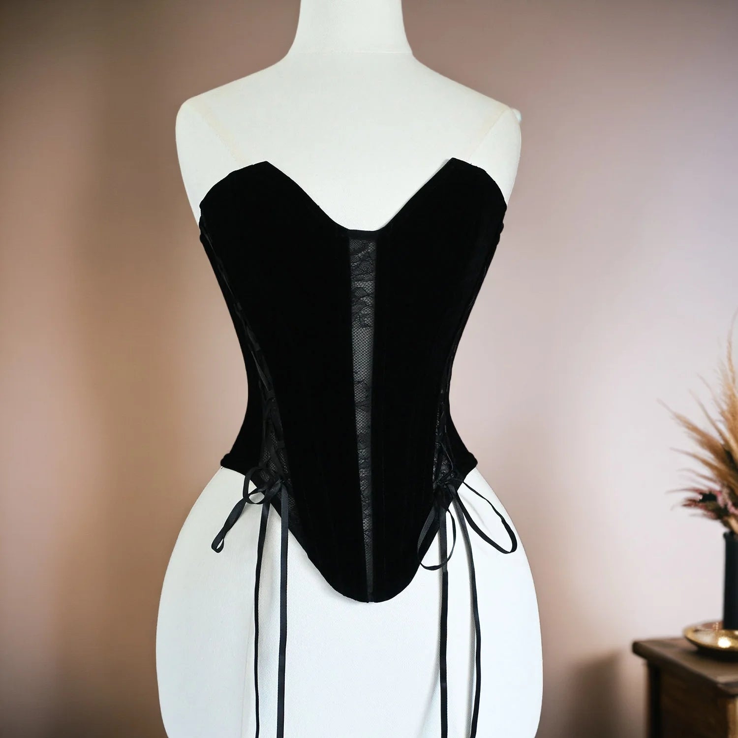 Corset velours